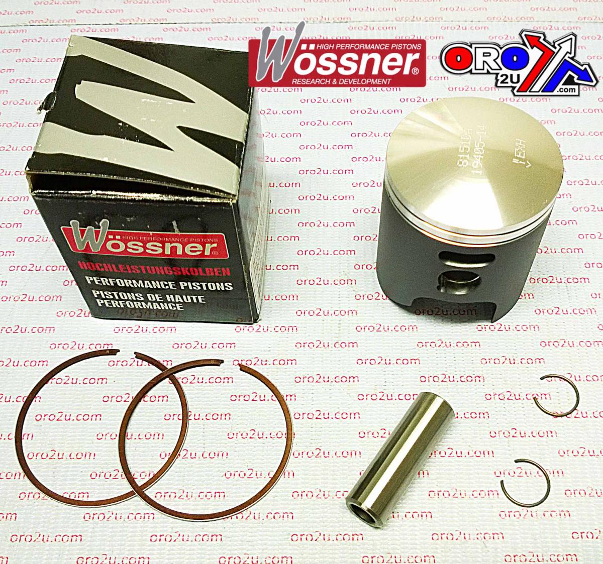 PISTON KIT 73-78 CR125 57.50, FORGED WOSSNER 8151D150