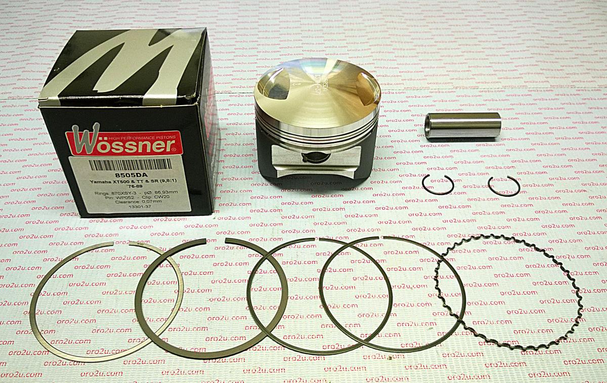 PISTON KIT XT TT SR 500 88.50, FORGED WOSSNER 8505D150