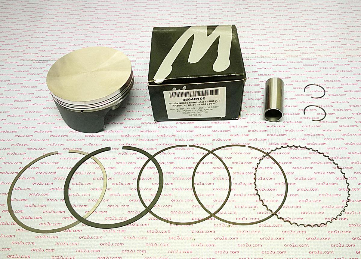 PISTON KIT 97-14 XR650 100.00, FORGED WOSSNER 8564DA NX650 13110-MN9-000