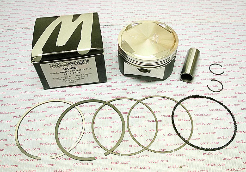 PISTON KIT XR400 TRX400 87.00, FORGED WOSSNER 8604D200