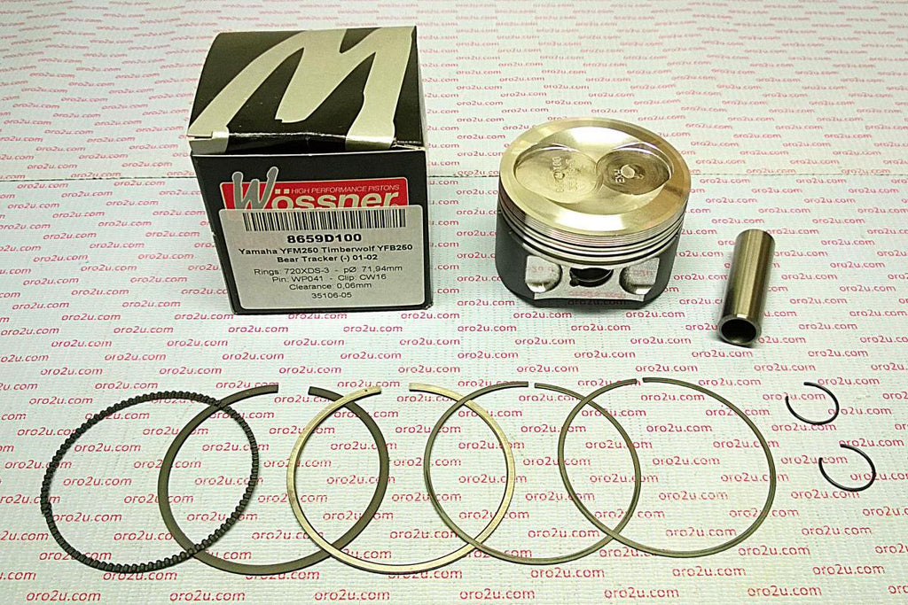 PISTON KIT YFM YFB250 72.50, WOSSNER FORGED 8659D150