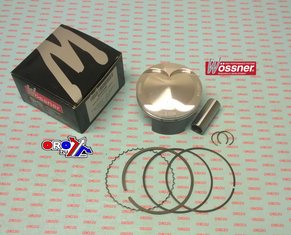 PISTON KIT KTM 400 EXC 89.00, FORGED WOSSNER 8580DC