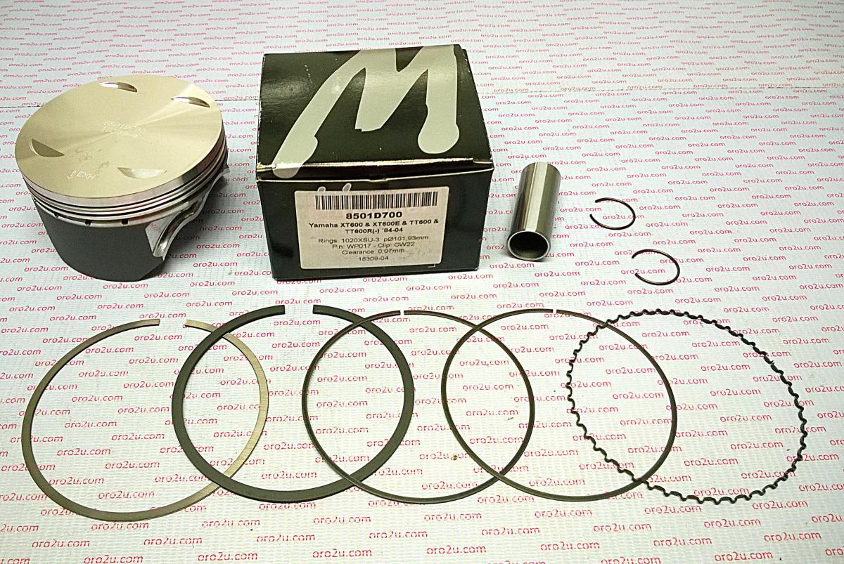 PISTON KIT 98-01 YFM600 98.00, FORGED WOSSNER 8501D300