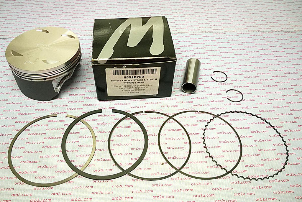 PISTON KIT 98-01 YFM600 100.00, FORGED WOSSNER 8501D500