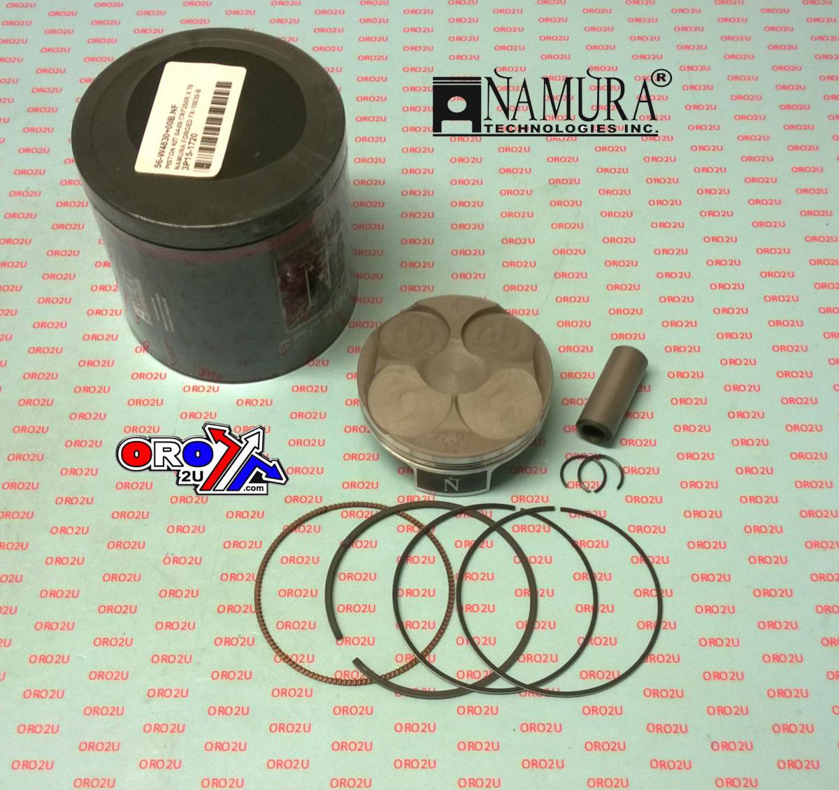 PISTON KIT 78.00mm HONDA 2004 - 2016 CRF 250 R X NAMURA FORGED FX-10035-B +0.01mm