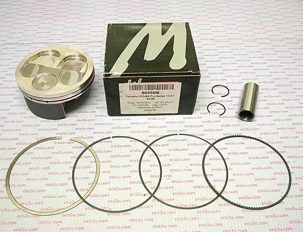 PISTON KIT 04-05 YFZ450 95.00, FORGED WOSSNER 8655DA
