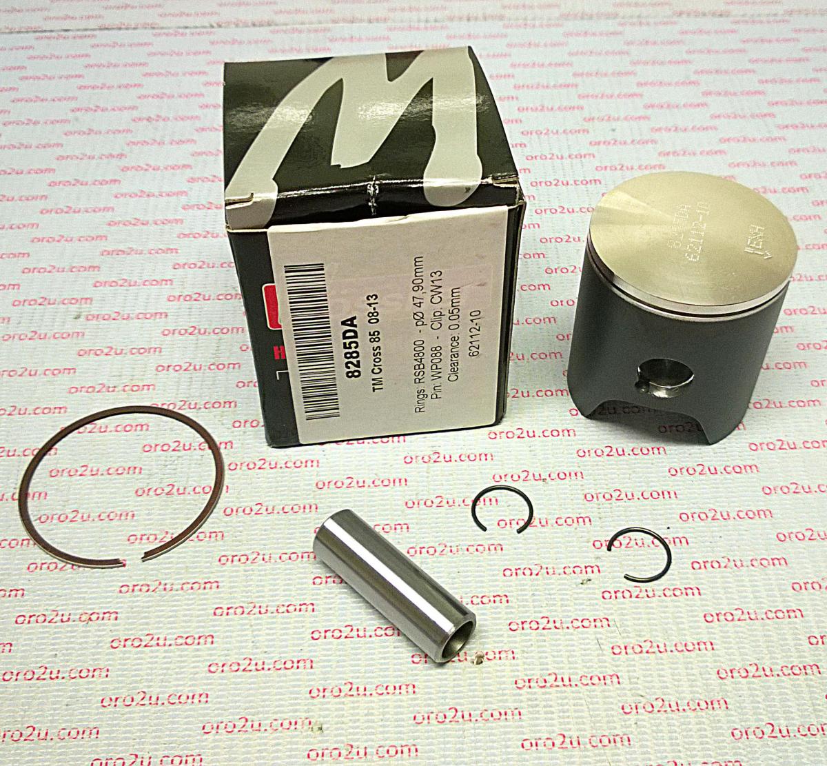 PISTON KIT 08-23 TM85 47.90mm, WOSSNER 8285DA TM FORGED, 10166