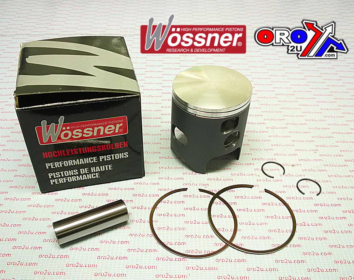 PISTON KIT 87-89 KX250 67.40, WOSSNER 8129DA KAWASAKI MX 13001-1246