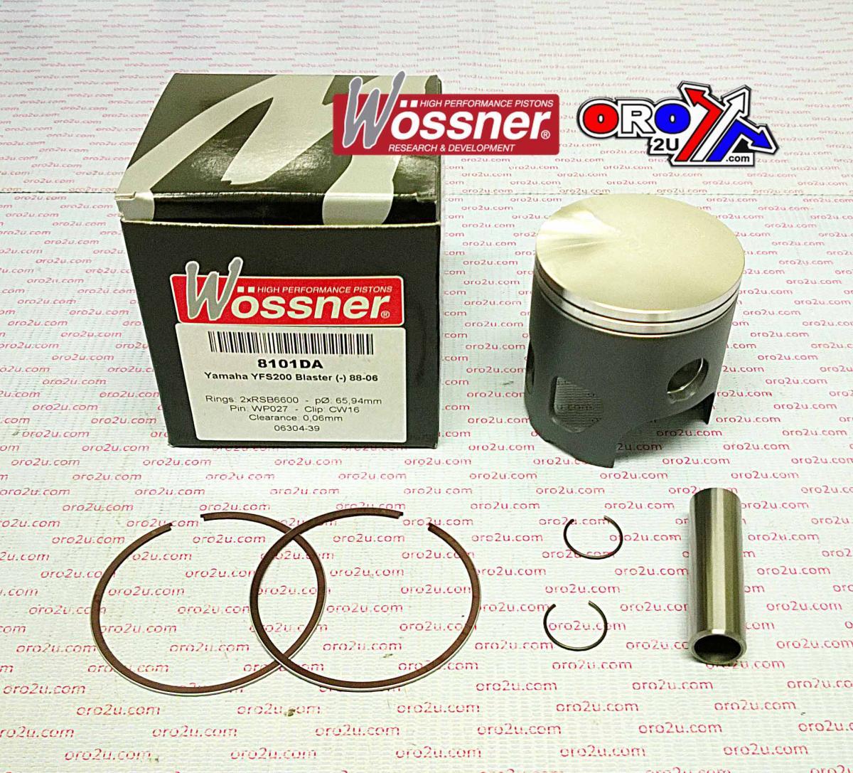 PISTON KIT 88-07 YFS200 67.00, WOSSNER 8101D100 YAMAHA ATV