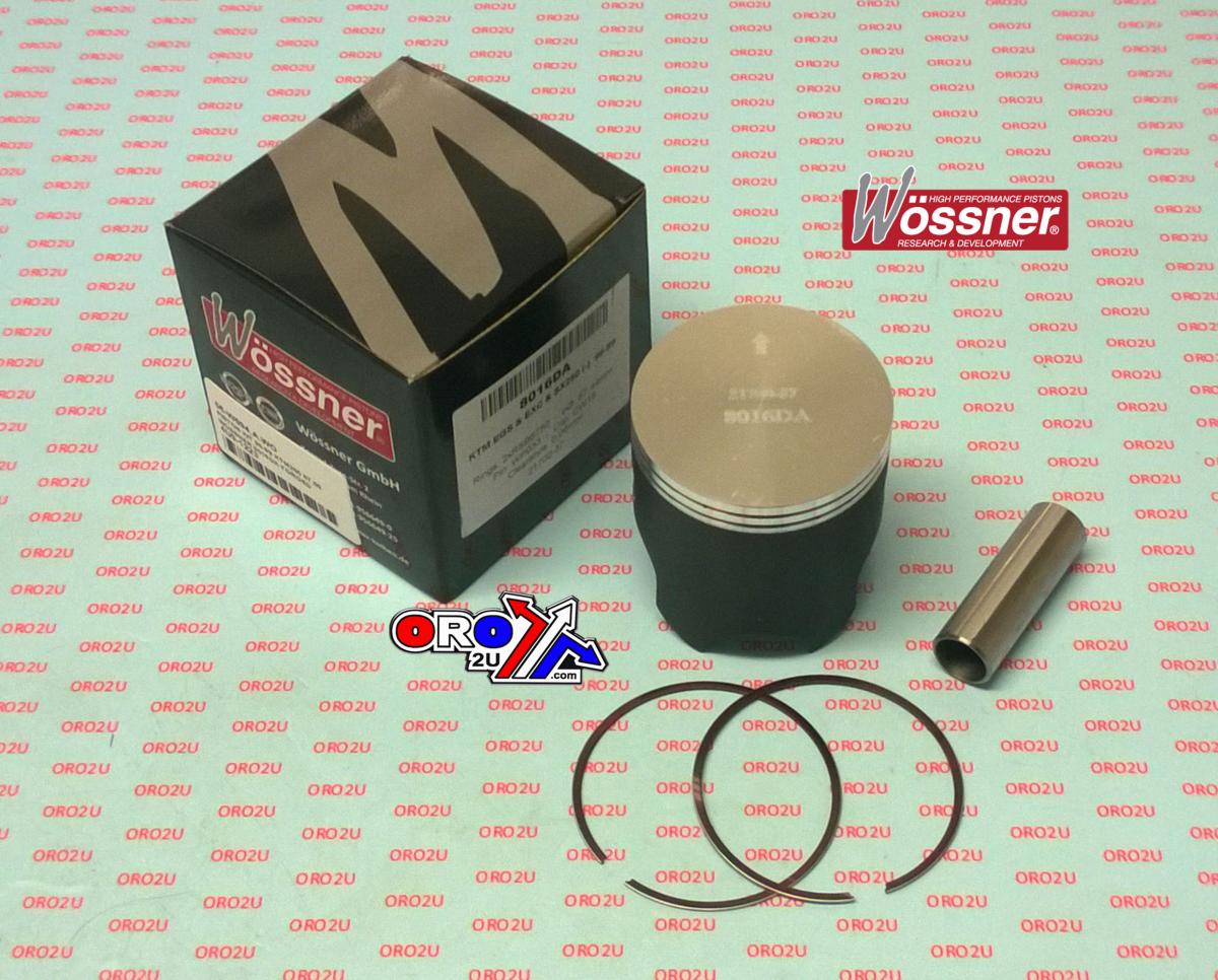 PISTON KIT 96-99 KTM250 67.50, WOSSNER 8016DA FORGED