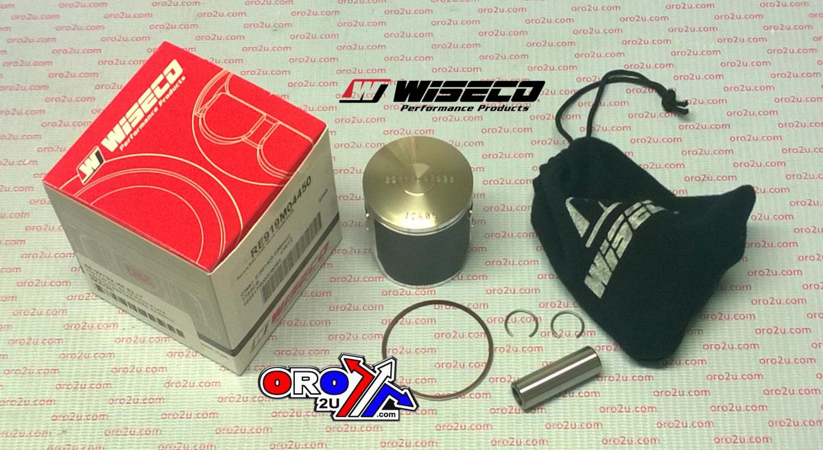 PISTON KIT 00-25 KX65 ELITE, WISECO RE919M04450 44.50mm, Racers Elite ArmorFit