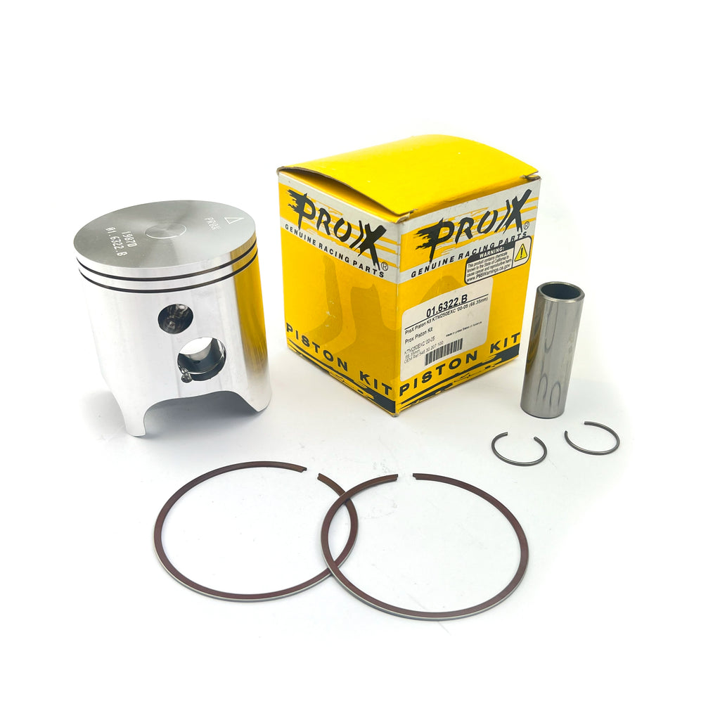 PISTON KIT 00-05 KTM250 66.40, PROX 01.6322.B, 2-RING EXC