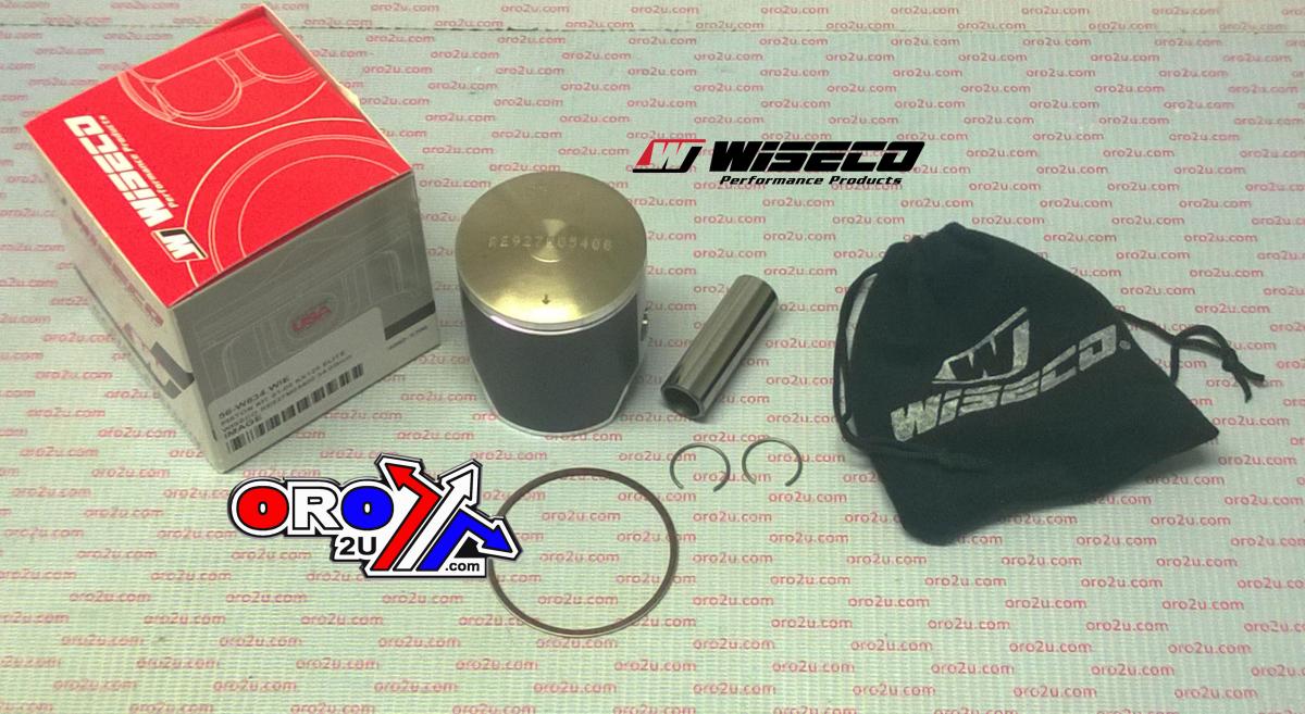 PISTON KIT 01-08 KX125 ELITE, WISECO RE927M05400 54.00mm, Racers Elite ArmorFit