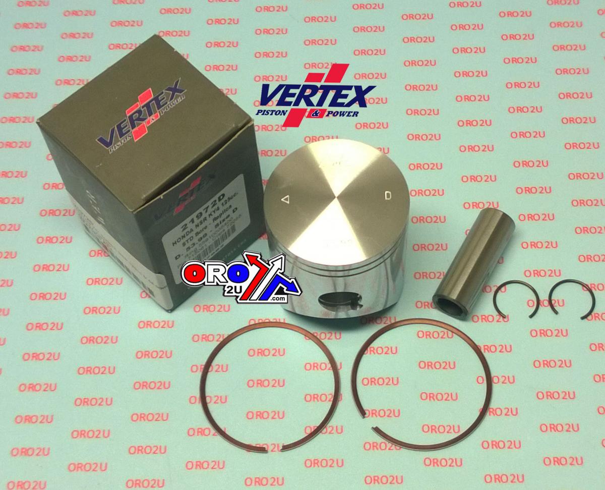 PISTON KIT F 54.00 HONDA NSR125 KY4, VERTEX 21972F