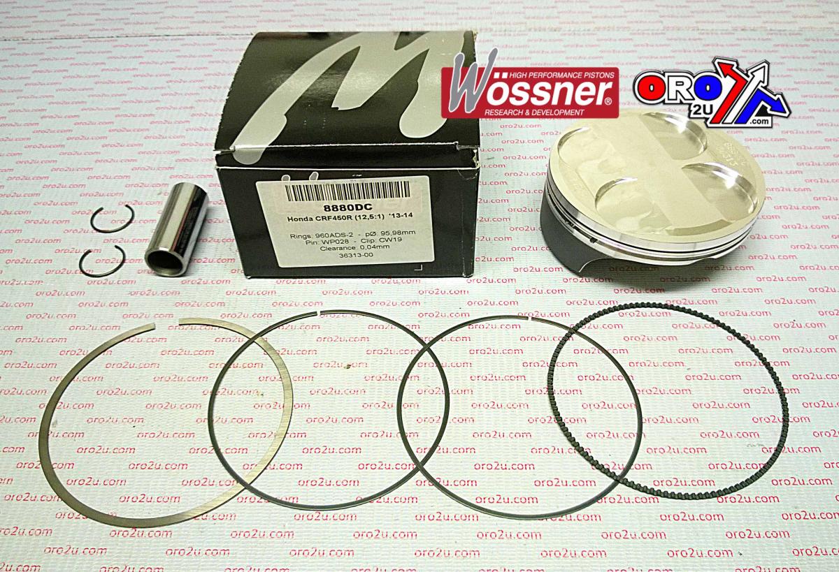 PISTON KIT 13-14 CRF450 96.00, WOSSNER 8880DA 13110-MEN-A70