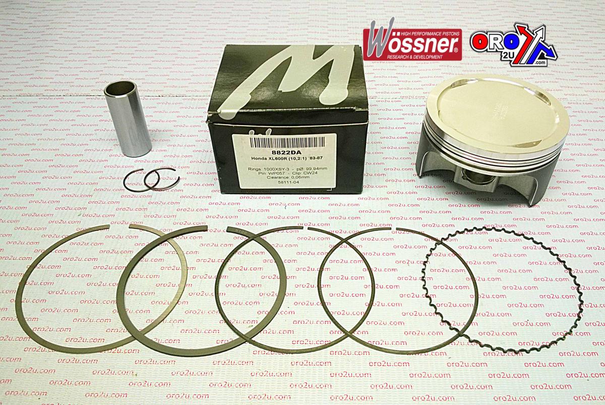 PISTON 83-87 XL600R 100.00, WOSSNER 8822DA HONDA 13110-MK2-043