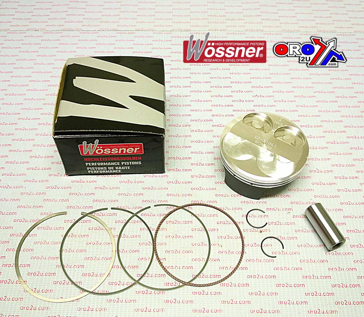 PISTON KIT 11-14 KX250F 77mm C, 8814DC WOSSNER KAWASAKI