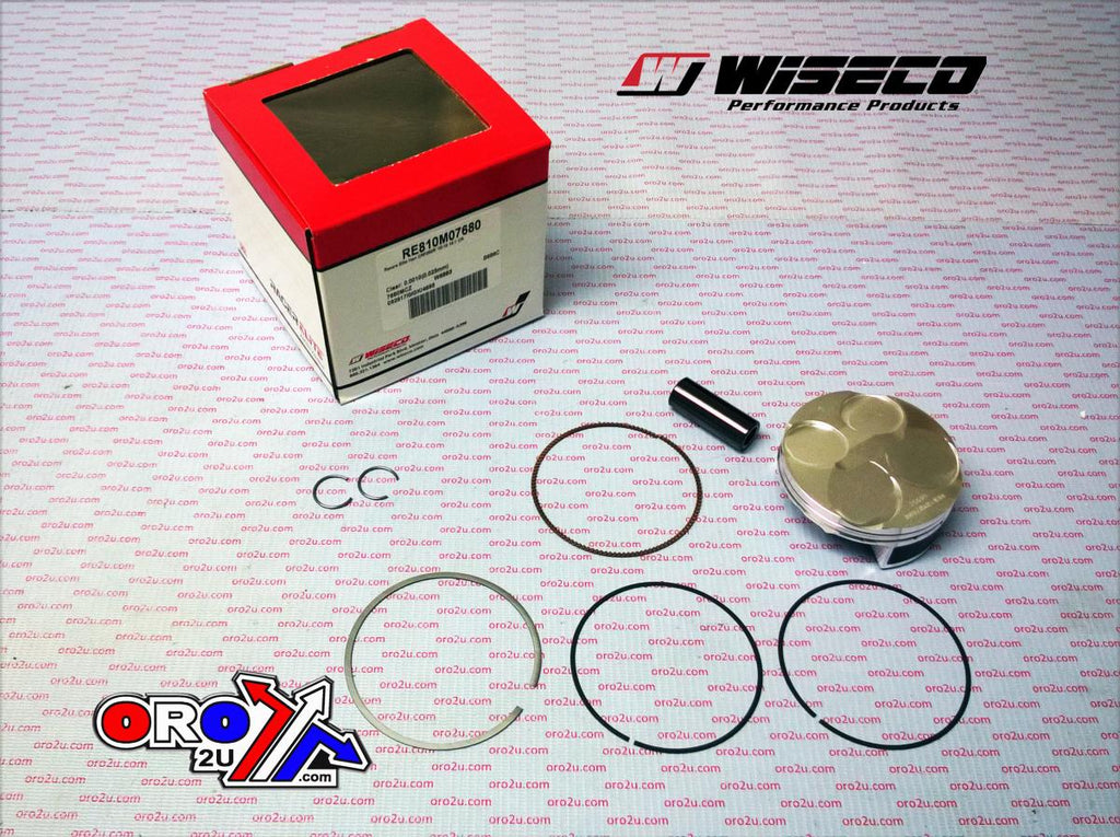 PISTON KIT 14-15 CRF250 13.5, WISECO 40114M07680 ARMOR GLIDE, BORE SIZE 76.80mm