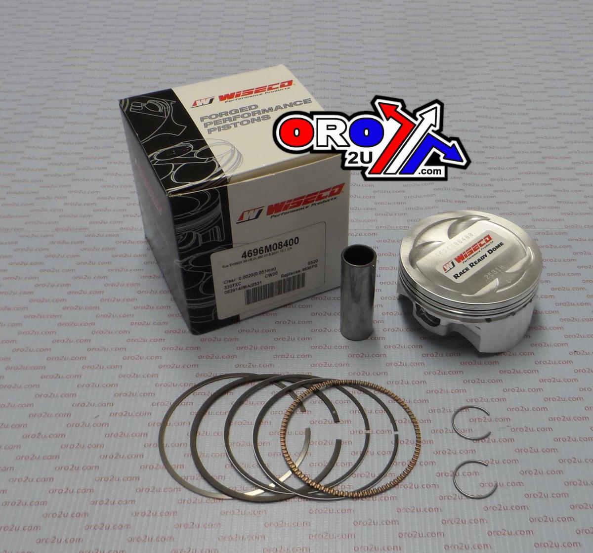 PISTON KIT SV650X 99-11 84.00, WISECO 4696M08400 ROAD SUZUKI
