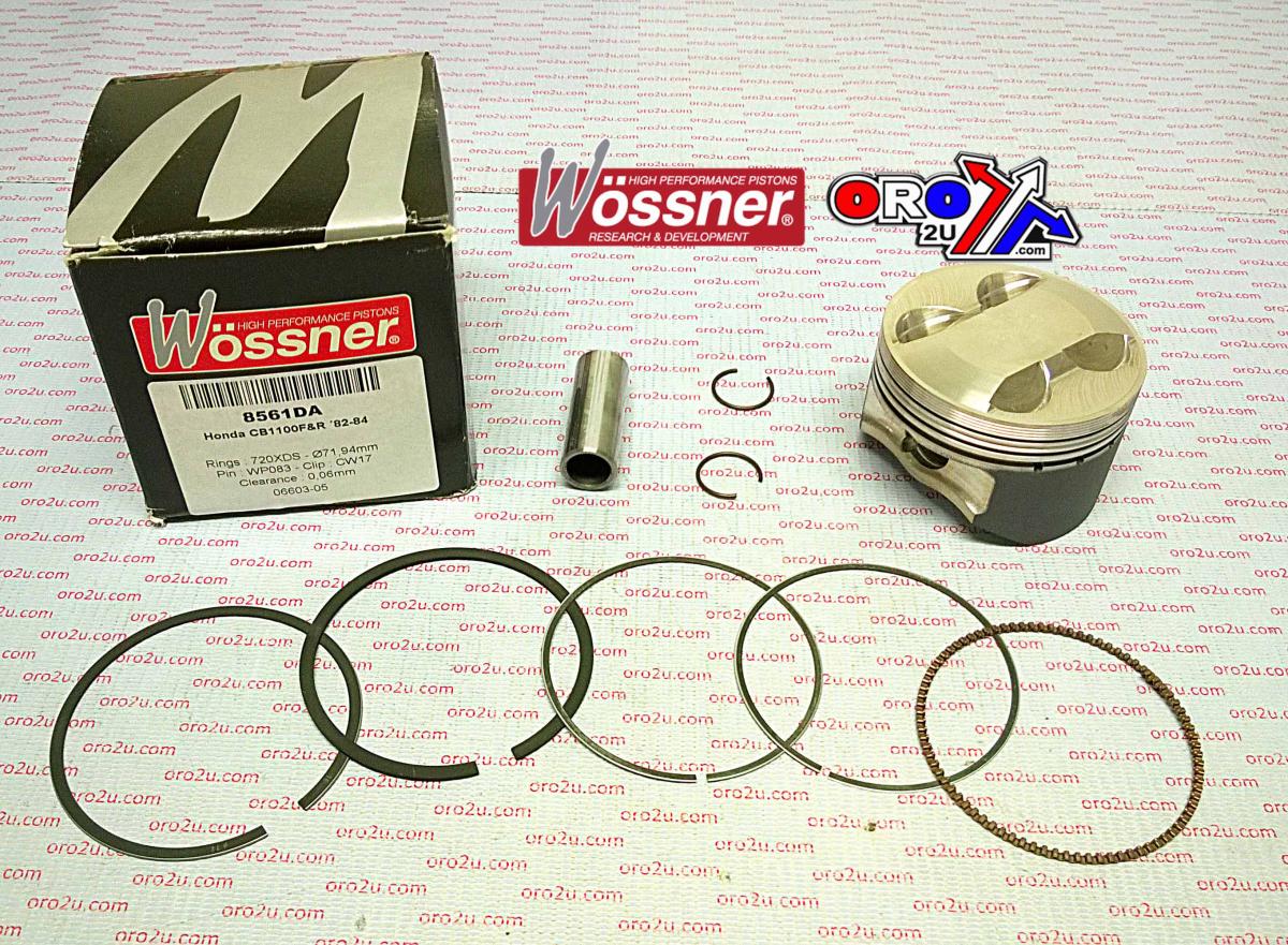 PISTON KIT 82-84 CB1100 HONDA, WOSSNER K8561D200-4ROAD