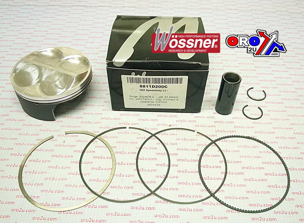 PISTON KIT GM SPEEDWAY 90.00, WOSSNER 8811DC C
