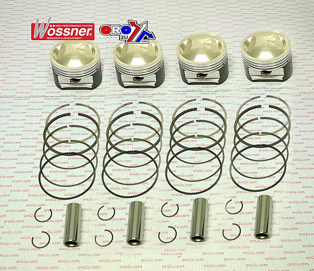 PISTON KIT/4 KAW KZ1000 ST Z1R, WOSSNER K8797D200-4 72.00mm