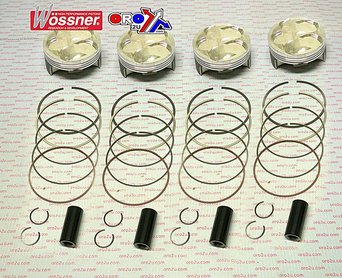PISTON KIT4 YAMAHA YZF1000 78.00mm WOSSNER K8752D100-4 COMP 13:1