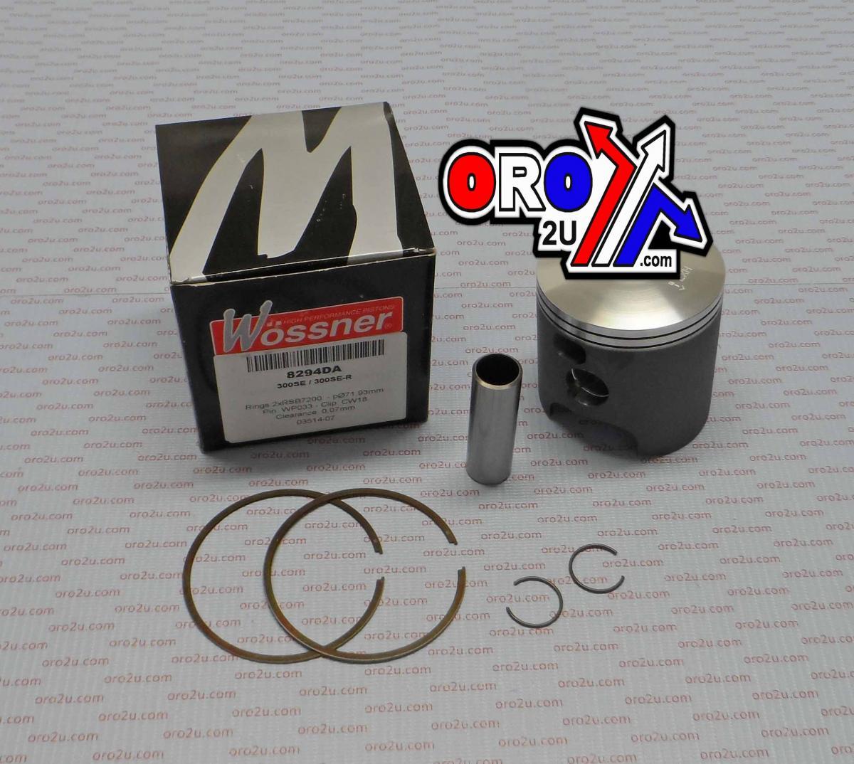 PISTON KIT SHERCO 300 72.00, WOSSNER 8294DB2-STROKE