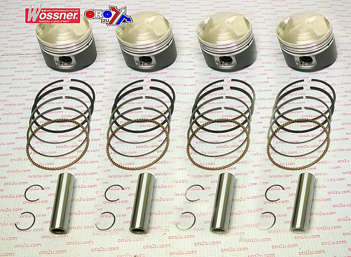 PISTON KIT SET/4 CB750 F/K, WOSSNER K8799D400-4 65.00mm