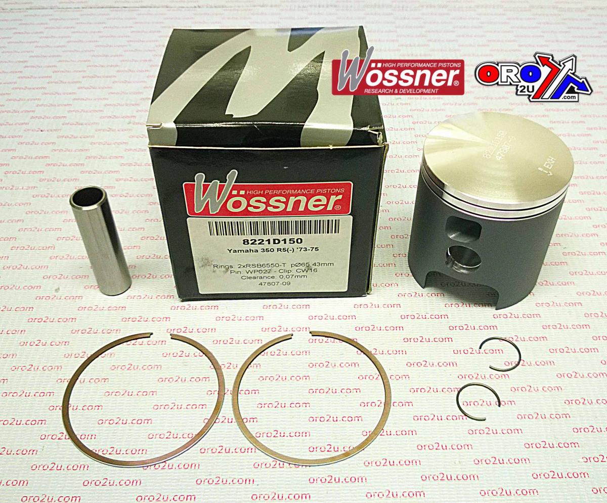 PISTON KIT YAM 350 R5 65.25, WOSSNER 8221D125