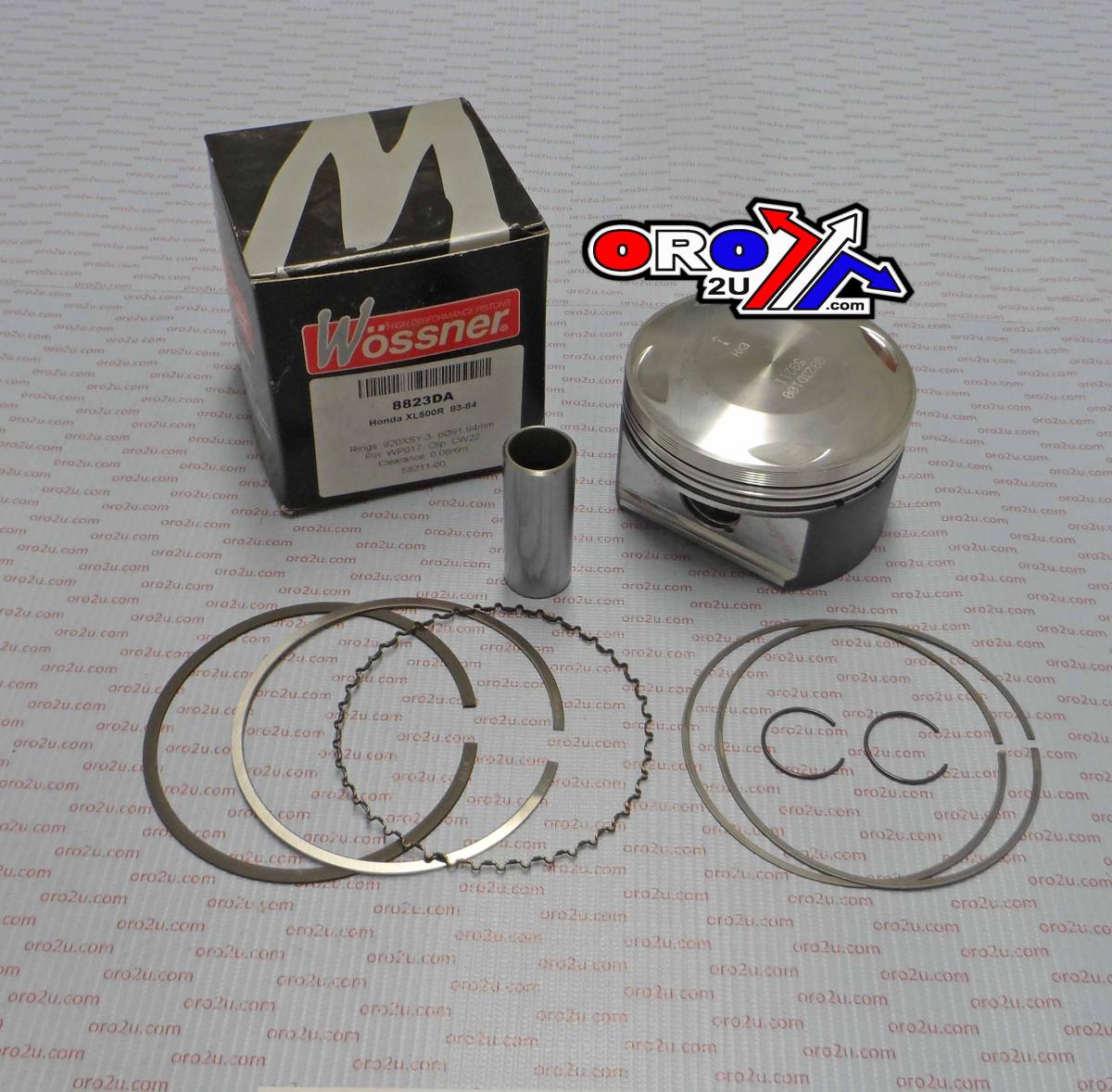 PISTON KIT XL500R 83-84 92.00, FORGED WOSSNER 8823DA