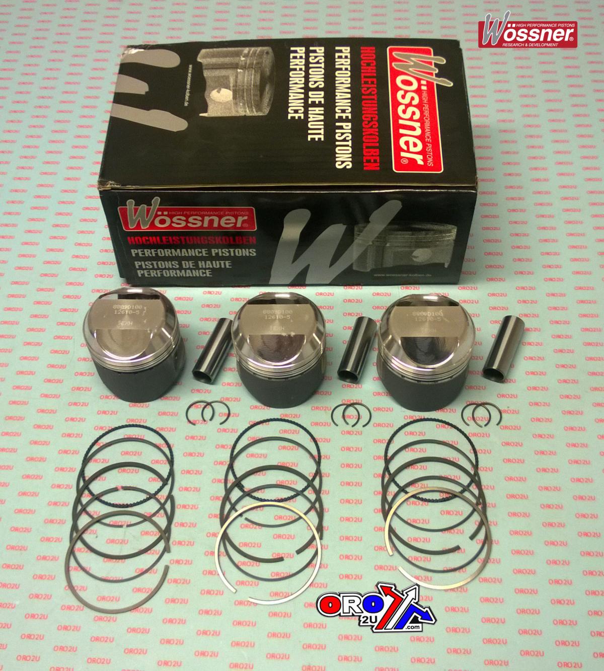 PISTON KIT-3 Trident 750 68.50, WOSSNER K8809D100-3 Triumph