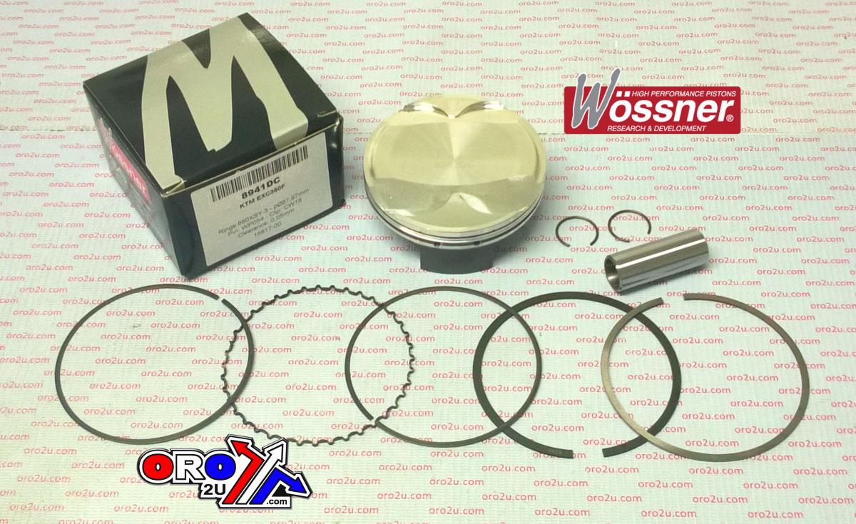 PISTON KIT KTM350 EXC-F 88mm C, WOSSNER 8941DC COMP 12.5:1