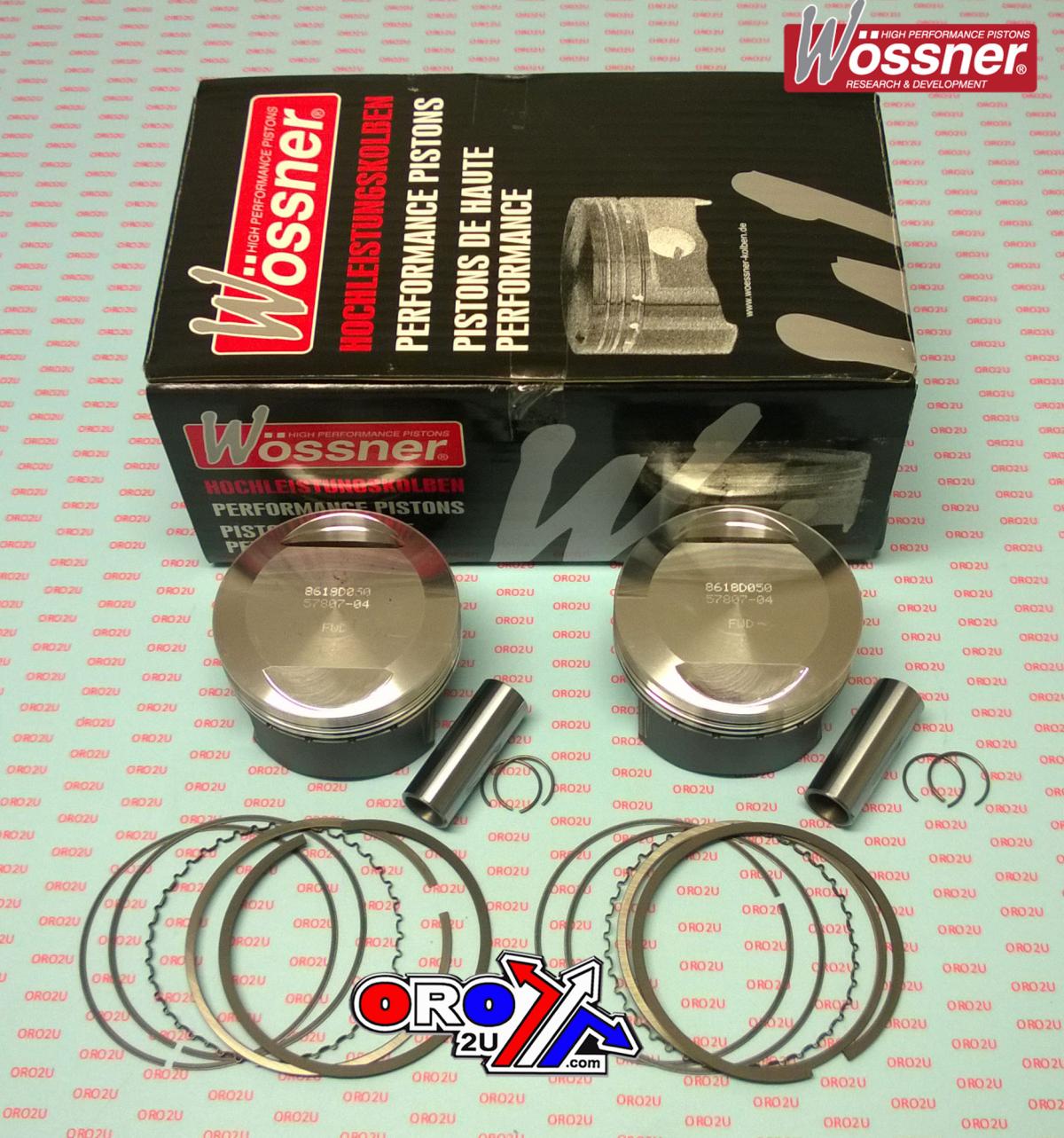 PISTON KIT HARLEY 3.521 SET/2, WOSSNER K8618DO50-2 DAVIDSON, ROAD