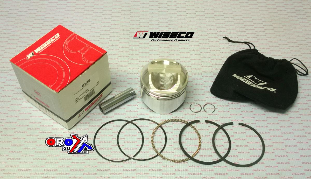 PISTON KIT HARLEY 3.497 EACH, WISECO 4730PS DAVIDSON, Compression ratio: 9.5:1 Domed