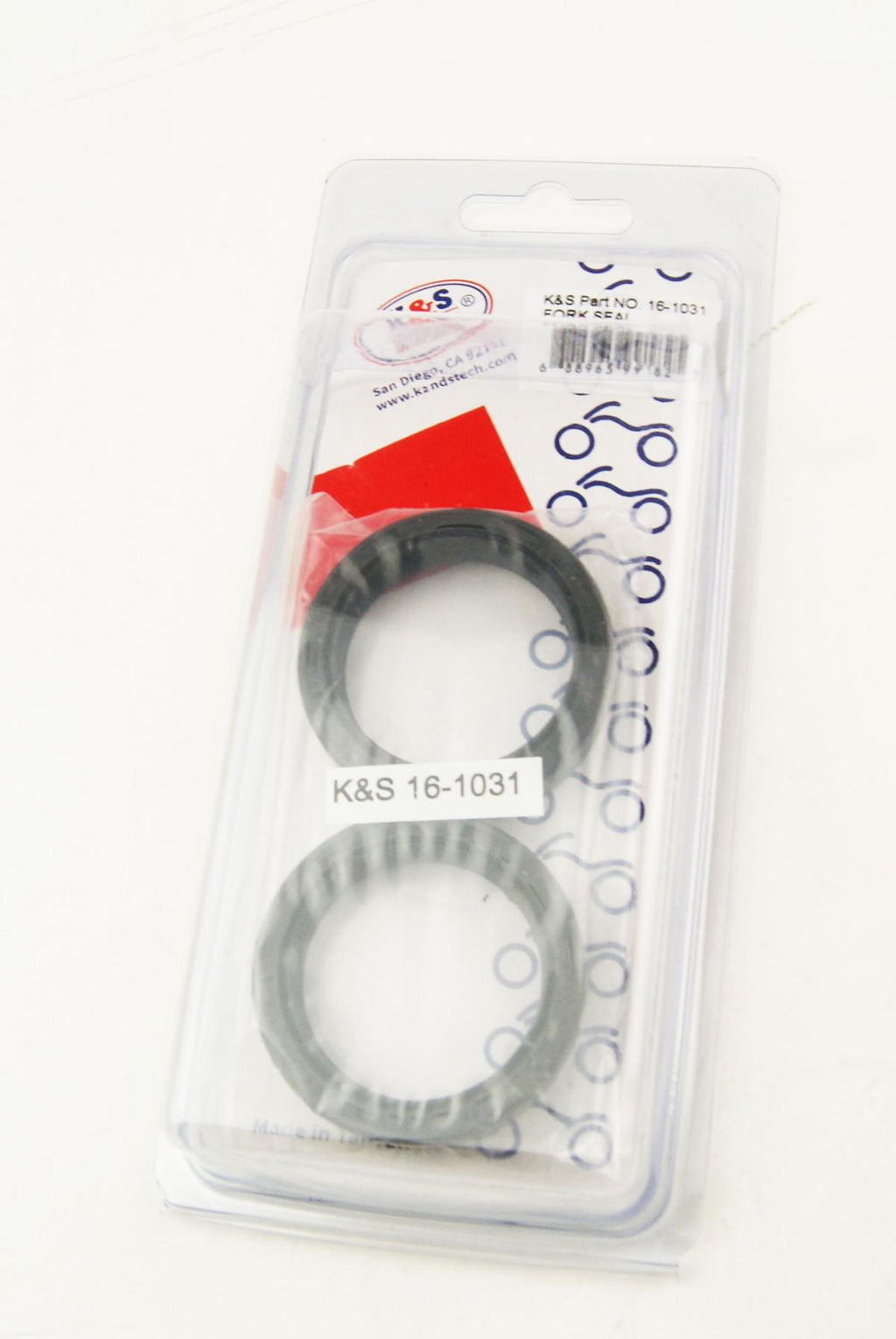 FORK OIL SEAL SET 38x50x10.5 K&S 16-1031