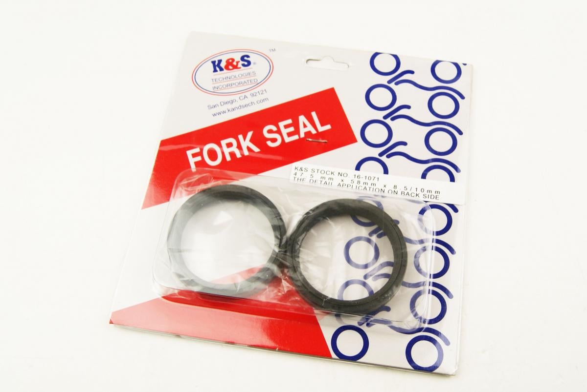 FORK SEAL SET 47.5x58x8.5/10.5, K&S 16-1071 OIL