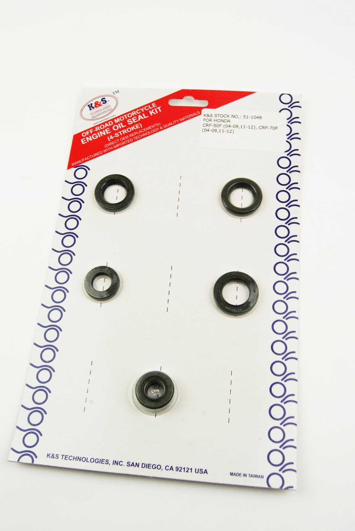OIL SEAL SET XR50/70, Z50 5pcs