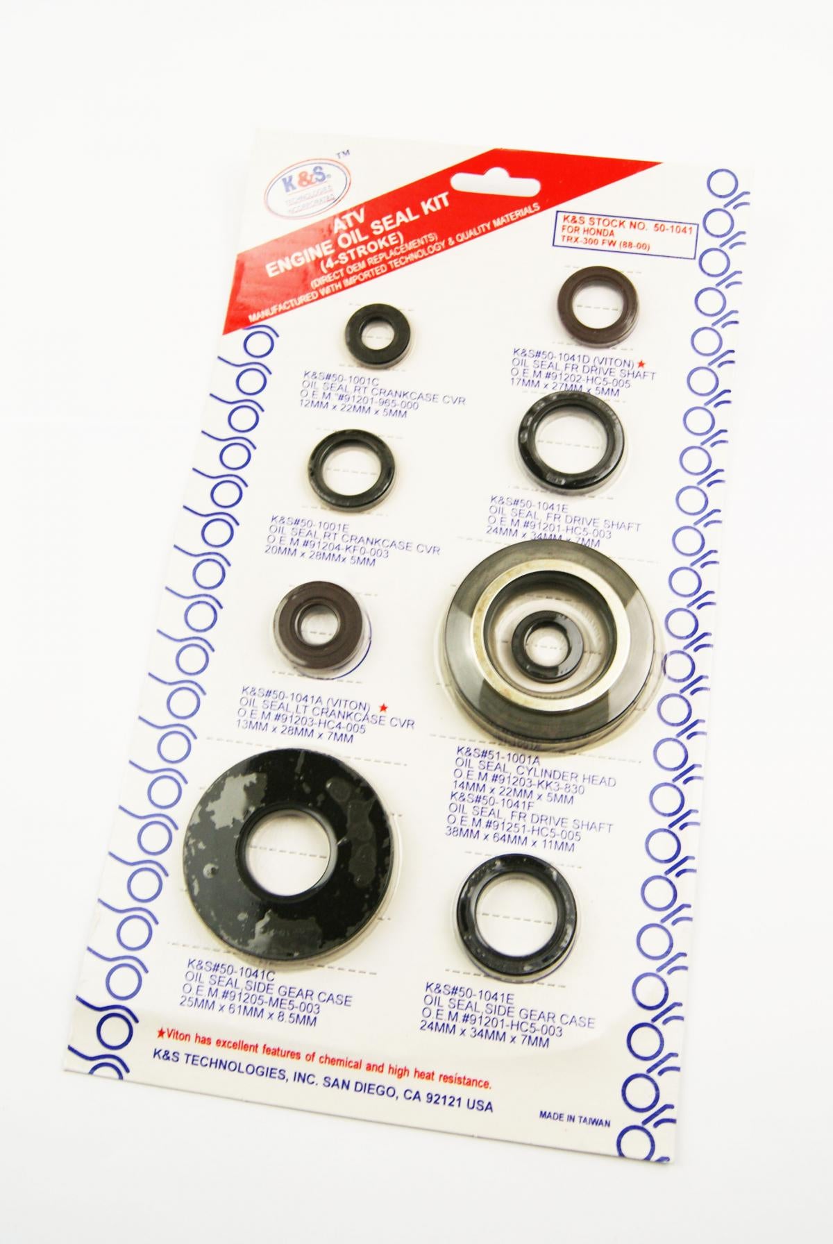 OIL SEAL SET 96-04 XR400 10P