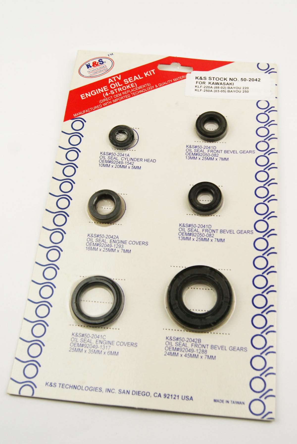 OIL SEAL SET 88-02 KLF220, 50-2042