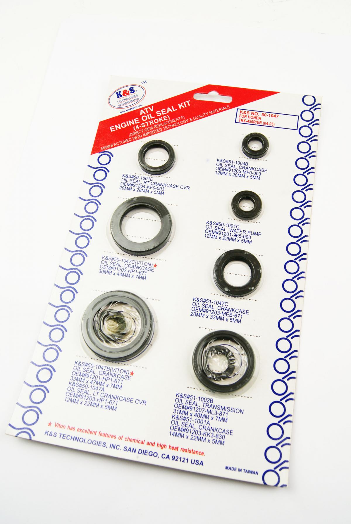 OIL SEAL SET 04-05 TRX450R KS50-1047