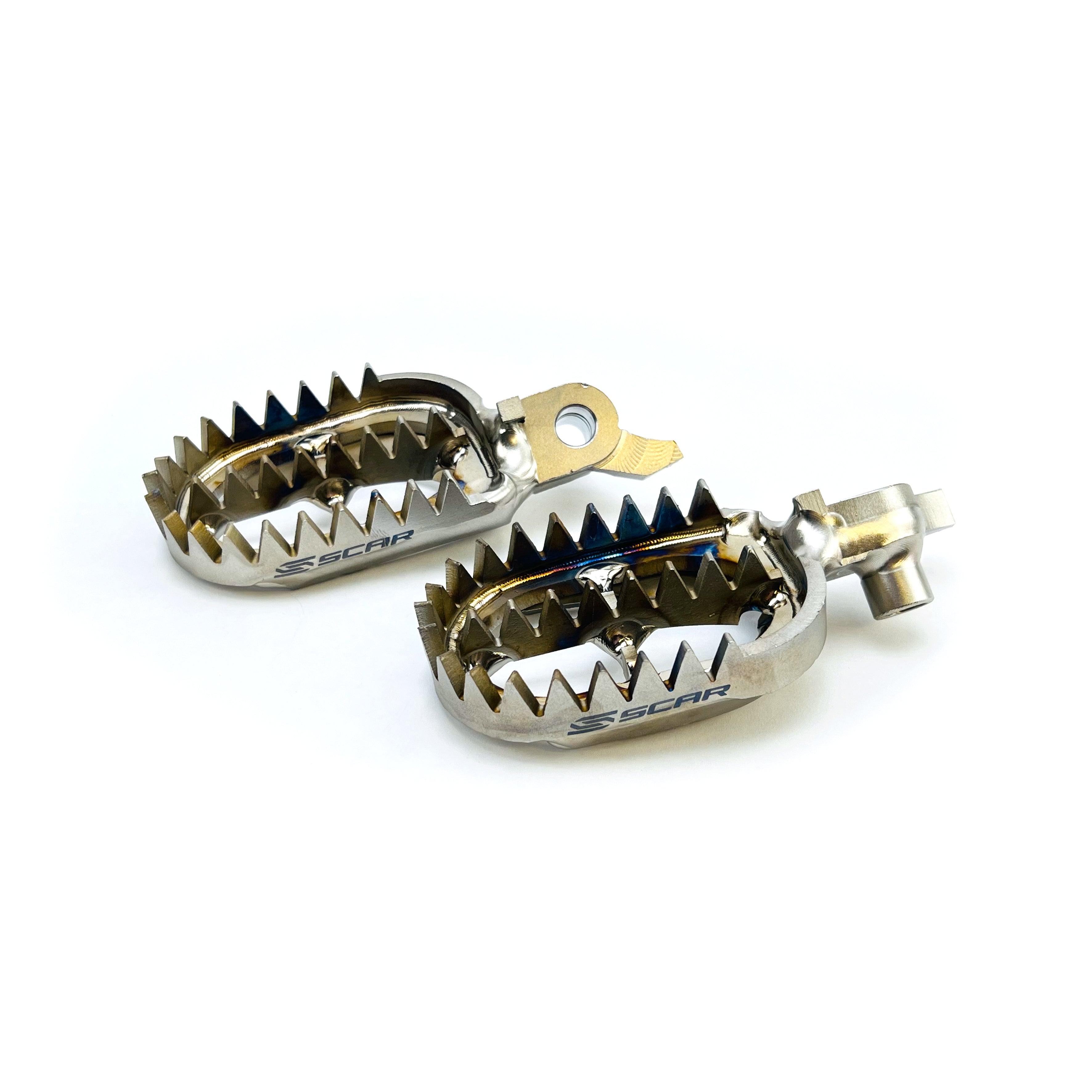 FOOT PEGS TITANIUM YZ450F 2023 YAMAHA, SCAR RACING S1517