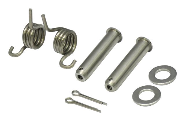 FOOT PEG SPRINGS & PINS KX 65/85/100, FIR BRAND ASFP-20, 1998-2020