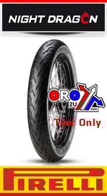 SPECIAL ORDER ONLY, 100/90 19 57H TL NIGHT DRAGON, 762 PIRELLI 1772500 FRONT TYRE ROAD, MC