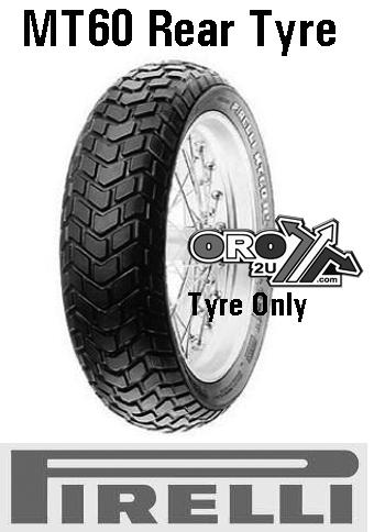 SPECIAL ORDER ONLY, 130/80-17 65H MT60, 746 PIRELLI 0284000 REAR TYRE ROAD, MC