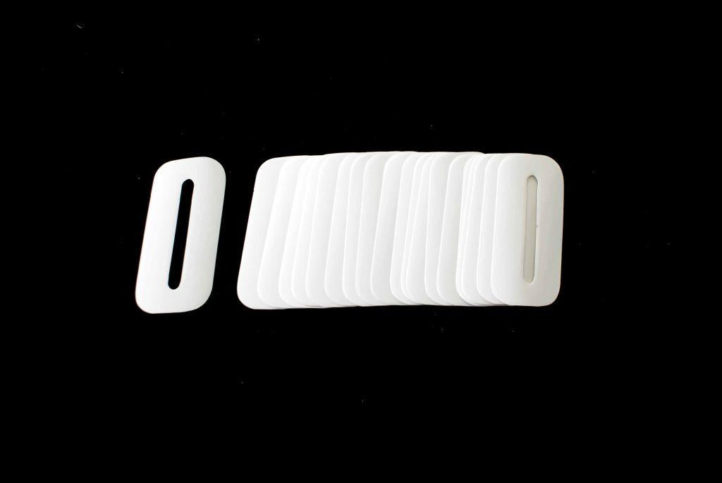 0 WHITE 4.5inc 11cm PK/20