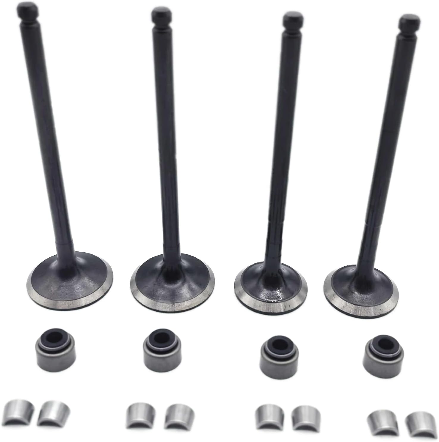 EXHAUST VALVES INLET INTAKE STEM KIT SET 2003-2007 POLARIS RANGER PREDATOR OUTLAW 500