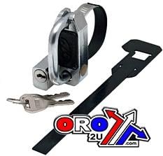 CHROME UNIVERSAL HELMET LOCK, MOTION PRO