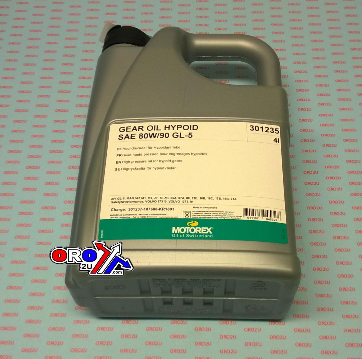 4L HYPOID GEAR, MOTOREX 7300203, BOX = 4