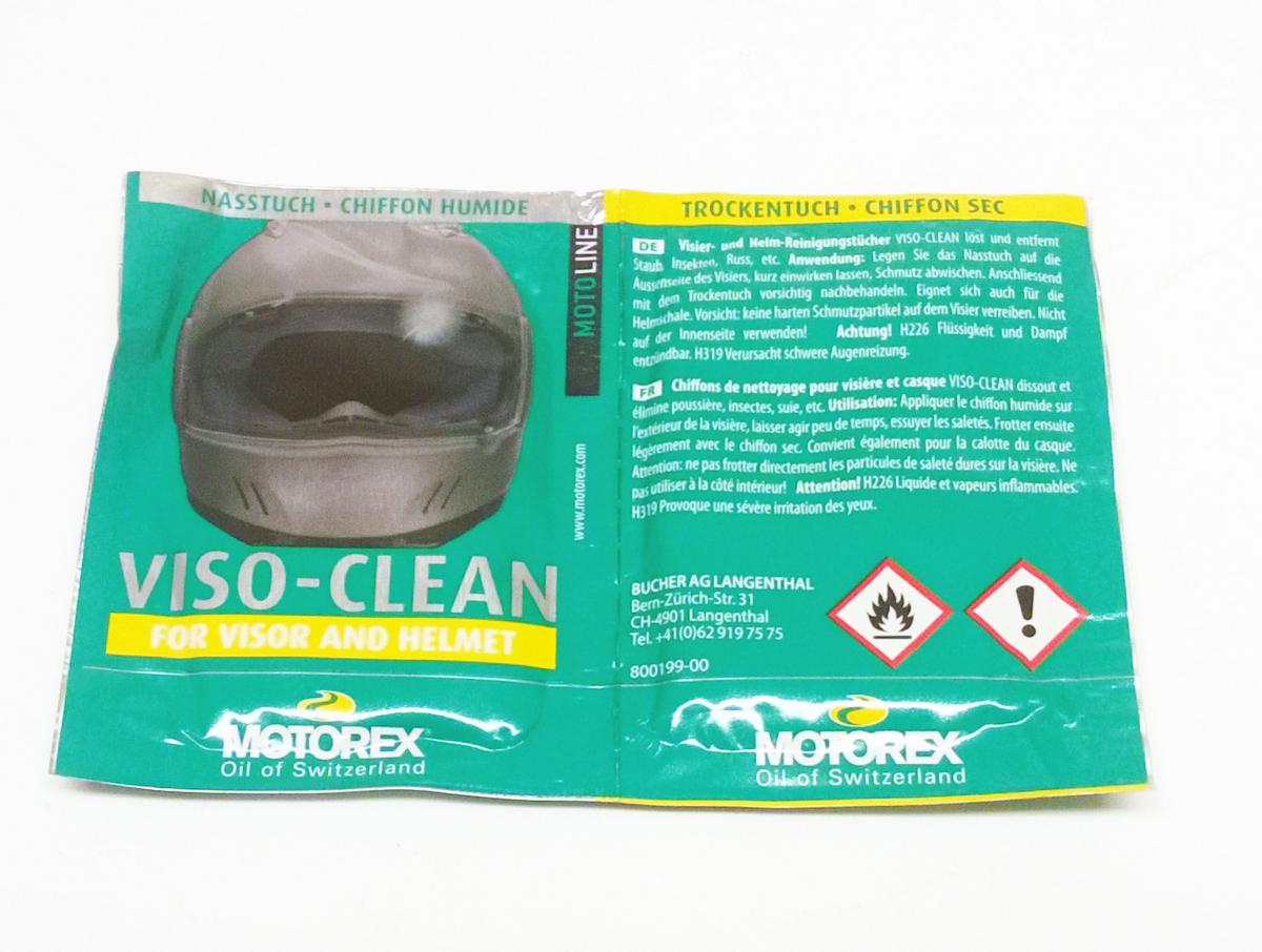 INDIVIDUAL VISOR CLEAN WIPES SINGLE, MOTOREX 7300641
